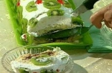Rocambole de Kiwi